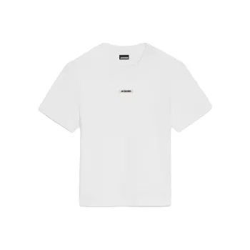 Jacquemus Le T Shirt Gros Grain 'White'