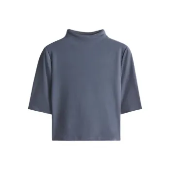 H&M T Shirts Women's Blue Gray