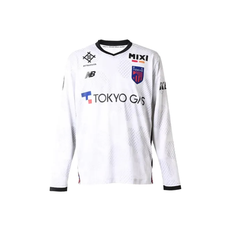 New Balance FC Tokyo Elite 2nd LS Jersey Soccer Jersey Men's White-0