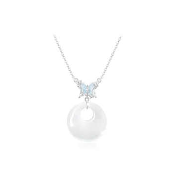 JOYDINNY Chalcedony Necklaces Women's