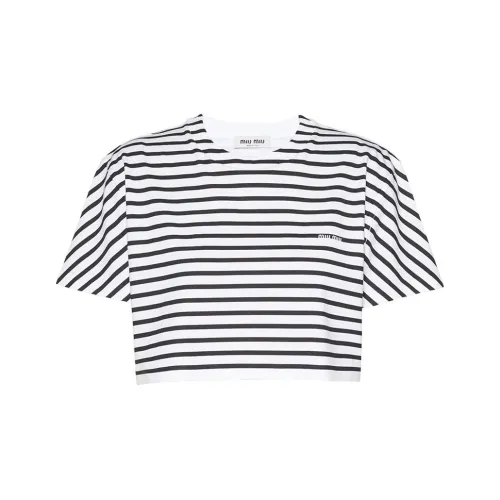 MIU MIU T Shirts Women's Black