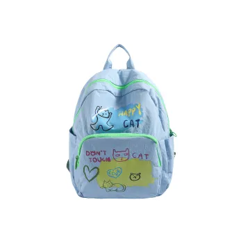 SUN EARTH &U Nylon Fabric Backpack Women's Multicolor