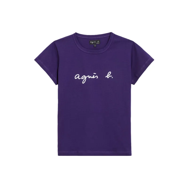 Agnes B. T-Shirts Women's Dark Purple-0