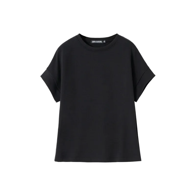 SOON FLOWER T Shirt Women's Black-0
