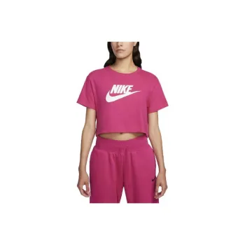 Nike Sportswear Essentials Series Drop Shoulder Sleeve T-Shirt Women's Dark Pink