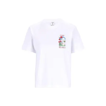 CASABLANCA La Days Printed T Shirt 'White'