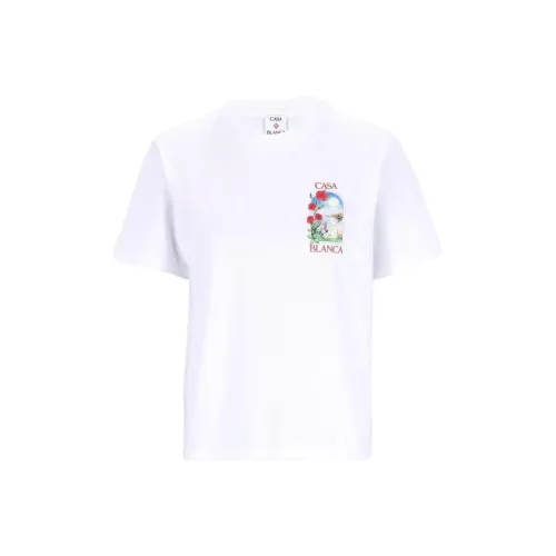 CASABLANCA La Days Printed T Shirt 'White'