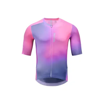 DECATHLON Cycling Clothing Unisex Neon Magenta/Light Indigo