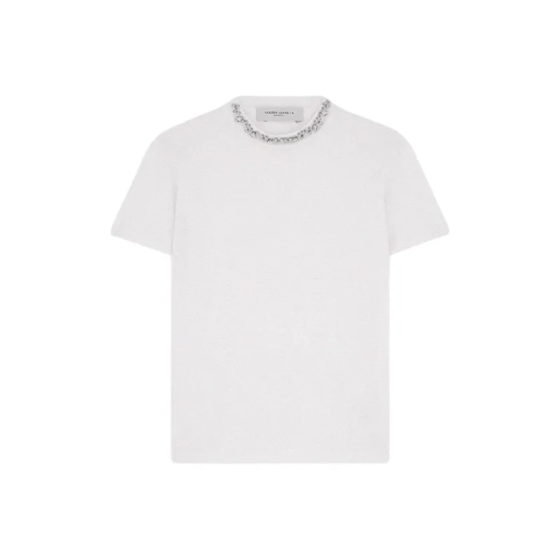 Golden Goose Embellished Crewneck T Shirt-0