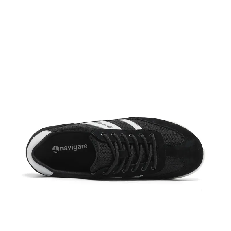 NAVIGARE Small Sailboat Lightweight Low Top Casual Shoes Men's Black-2