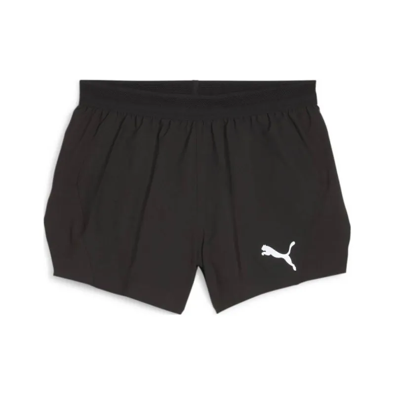 PUMA RUN ULTRAWEAVE VELOCITY 3' SPLIT SHORT Sports Shorts Men's Black-0