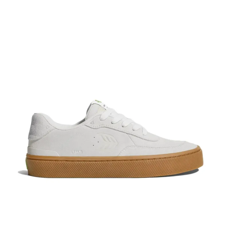 CARIUMA Luan Pro Abrasion Resistant Low Top Skateboard Shoes Unisex White-1