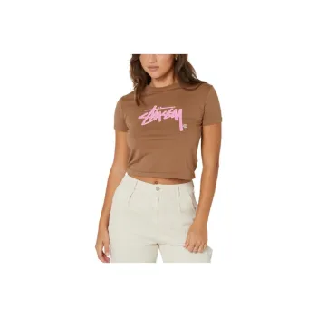 Stussy Regular T-Shirt Women's Brown