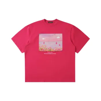 Vine Color T Shirts Unisex Pink