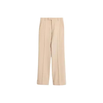 Valentino Turn Up Hem Straight Leg Trousers