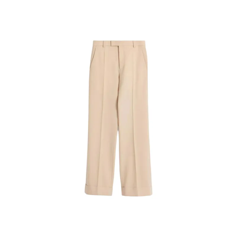 Valentino Turn Up Hem Straight Leg Trousers-0