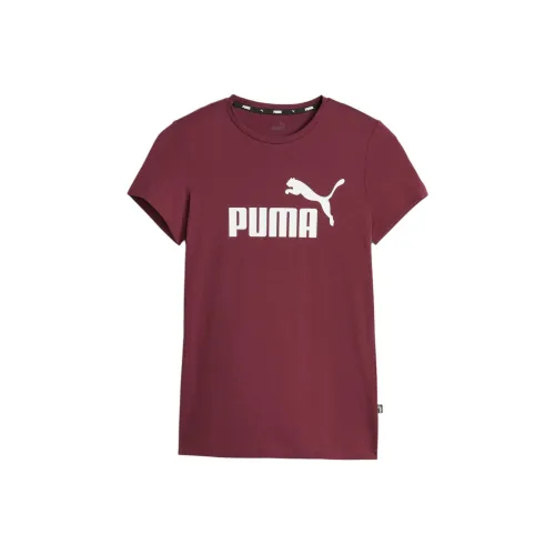 PUMA T shirt Essentials Logo Femme T Shirt Women's Deep Jasper
