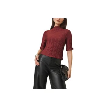 REFORMATION T-Shirt Women's Caramel Red