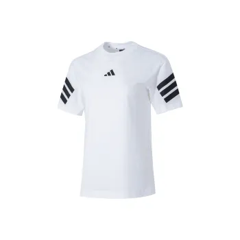 Adidas Drop Shoulder Sleeve T Shirt Women's White