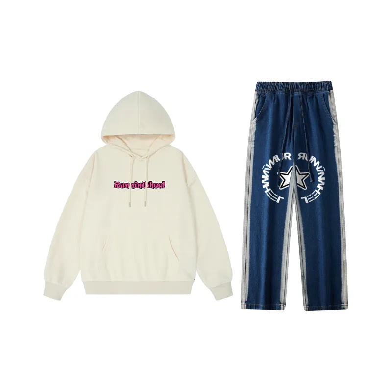 RUNNINWHEEL Sweatshirt Sets Unisex-26