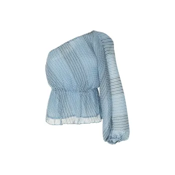 GANNI T-Shirts Women's Blue