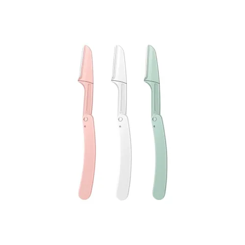 KEWANHONG Foldable Eyebrow Razor Set Portable 3 Pcs Pack