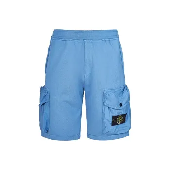 STONE ISLAND Sports Shorts Men Blue