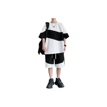 IGOI Casual Sportswear Unisex Black White