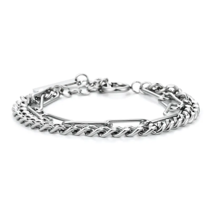 DH7 Titanium Steel Bracelets Unisex-1