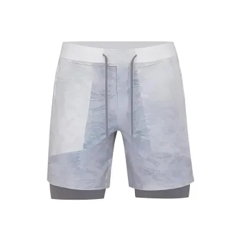 Lululemon License To Train Collection Sports Shorts Men Gradient White Multicolor