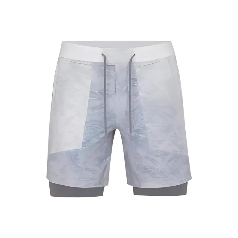 Lululemon License To Train Collection Sports Shorts Men Gradient White Multicolor-0