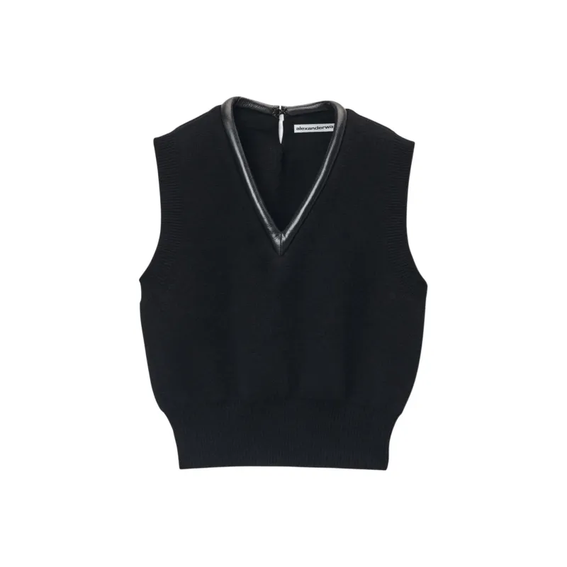 Alexander Wang V Neck Knit Vest-0