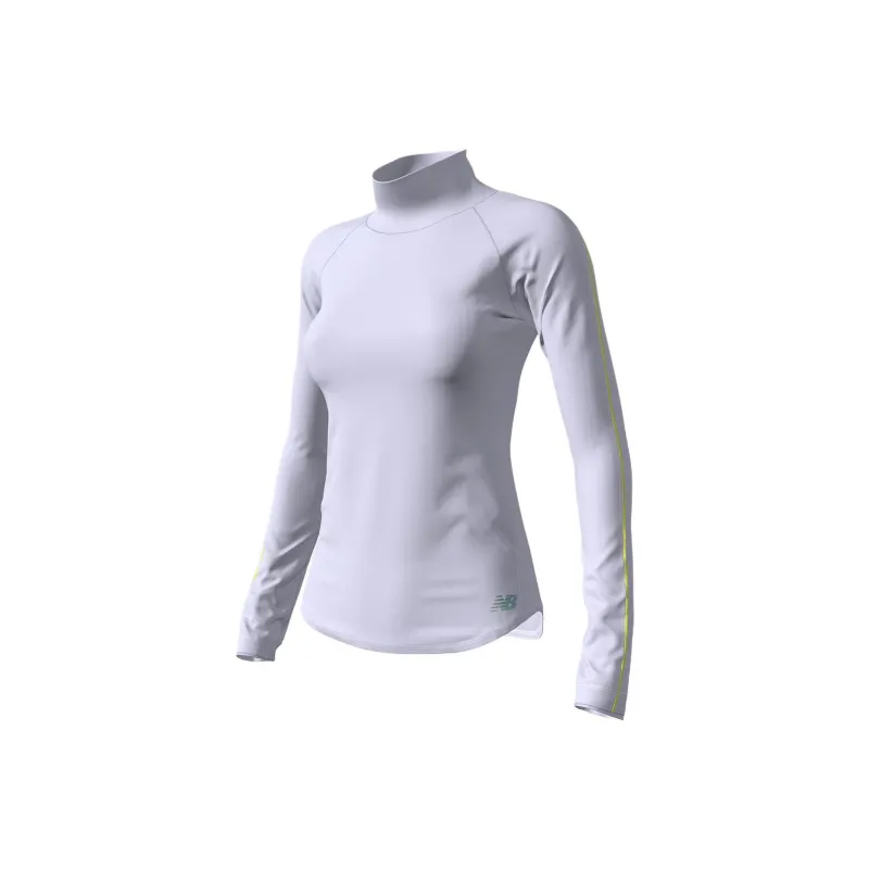 New Balance T Shirts Women's Light Purple-0