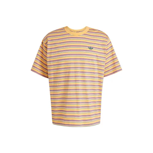 Adidas Originals T Shirt Men's Yellow/Pink/Detective Green