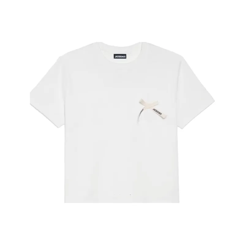 Jacquemus Le T Shirt Noeud 'White'-0