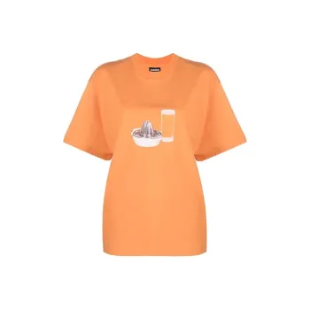 Jacquemus Le T Shirt Succo Orange Juice T Shirt Orange