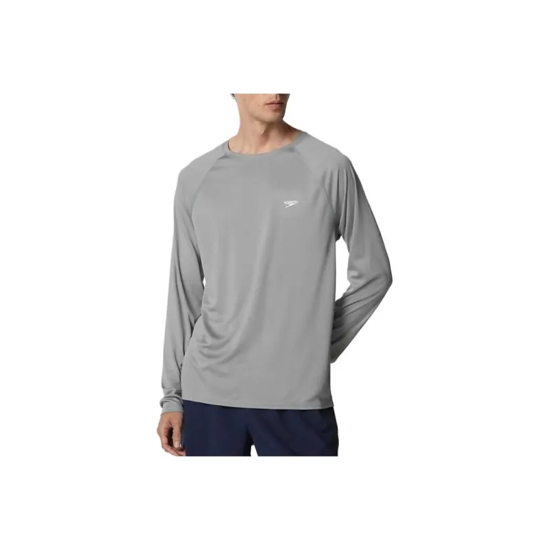 Speedo New Easy Long Sleeve Granite Rashguard Sweatshirt Men's-10