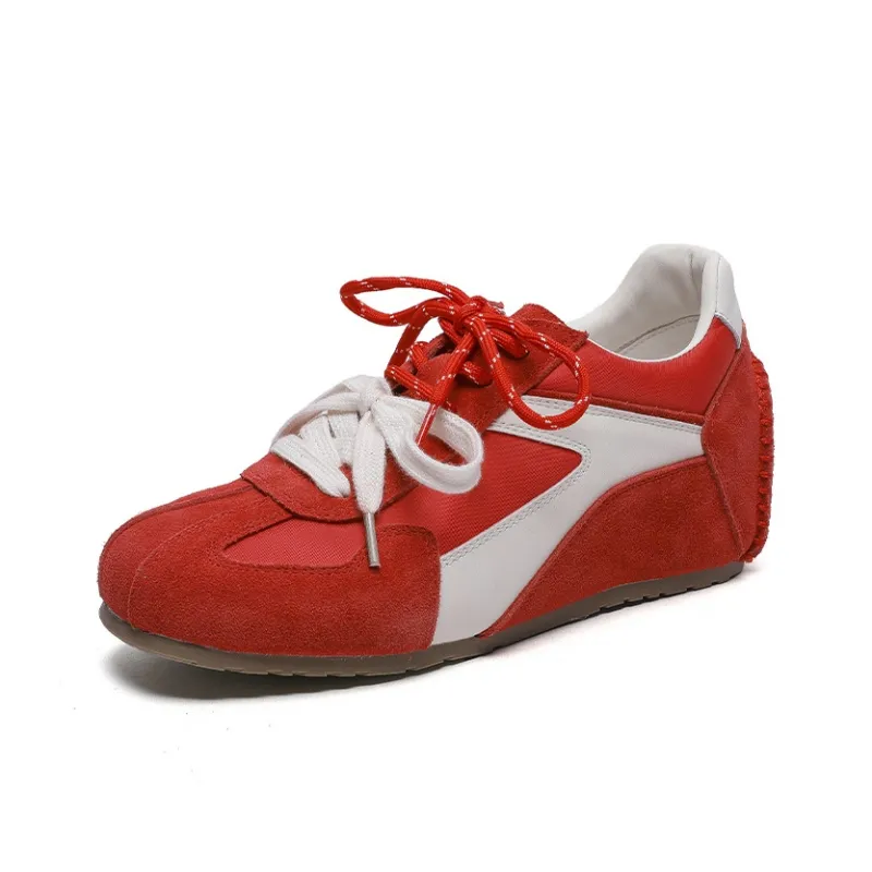 Abrasion Resistant Breathable Height Increasing Low Top Casual Shoes Women's-39