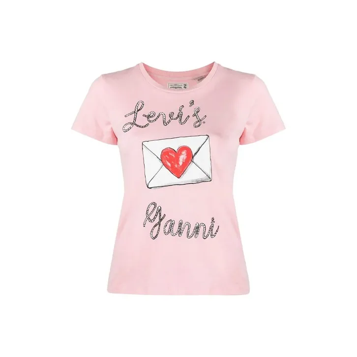 GANNI T-Shirts Women's Pink-0