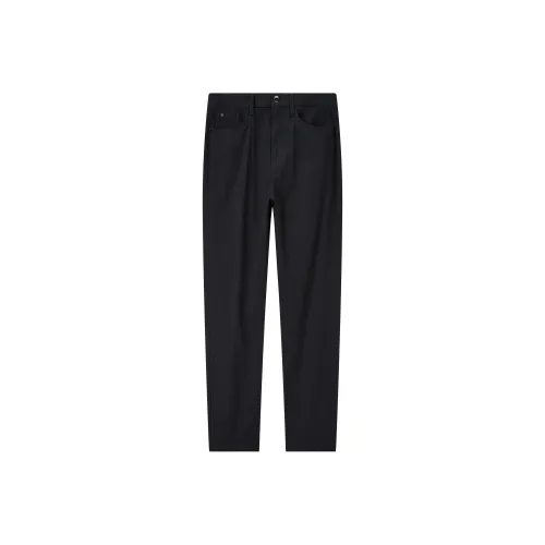 Jiumuwang Men's Pants Expert SS25 Casual Pants Men's Black + Narrow legged Version