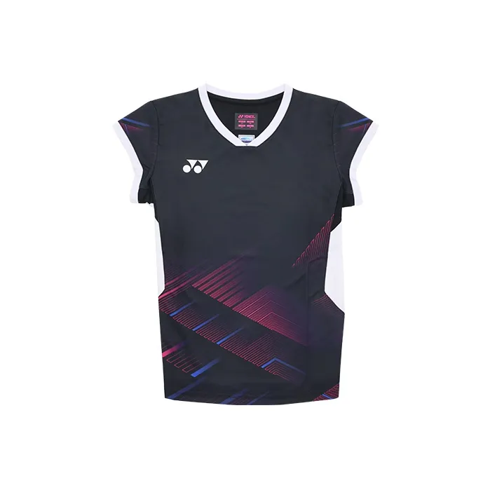 YONEX Regular T Shirt Women's Clear Bright Red-2