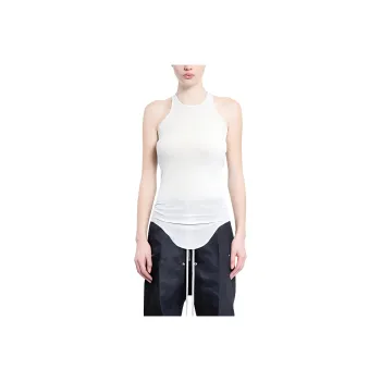 RICK OWENS Hollywood Basic Ribbed Crewneck Tank Top