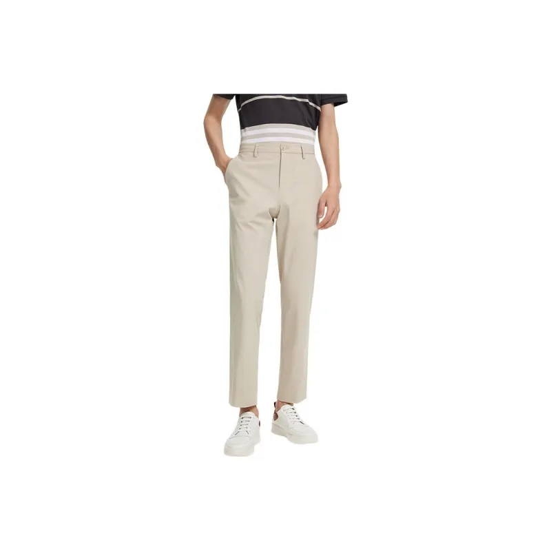 Jiumuwang Men's Pants Expert Casual Pants Men's Khaki Slanted Slot-0
