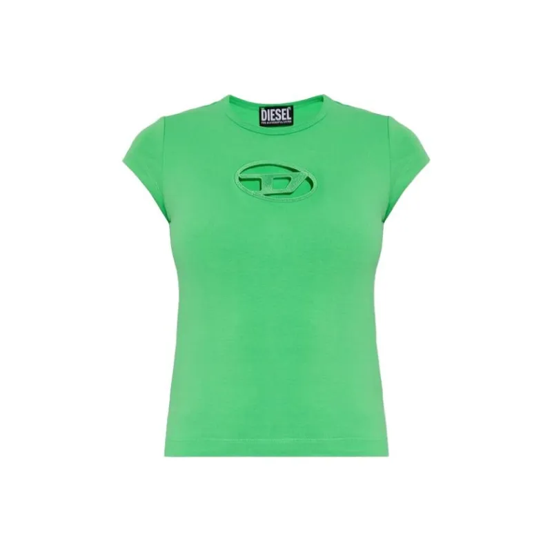 DIESEL SS23 Cropped Coats Women's Green-0