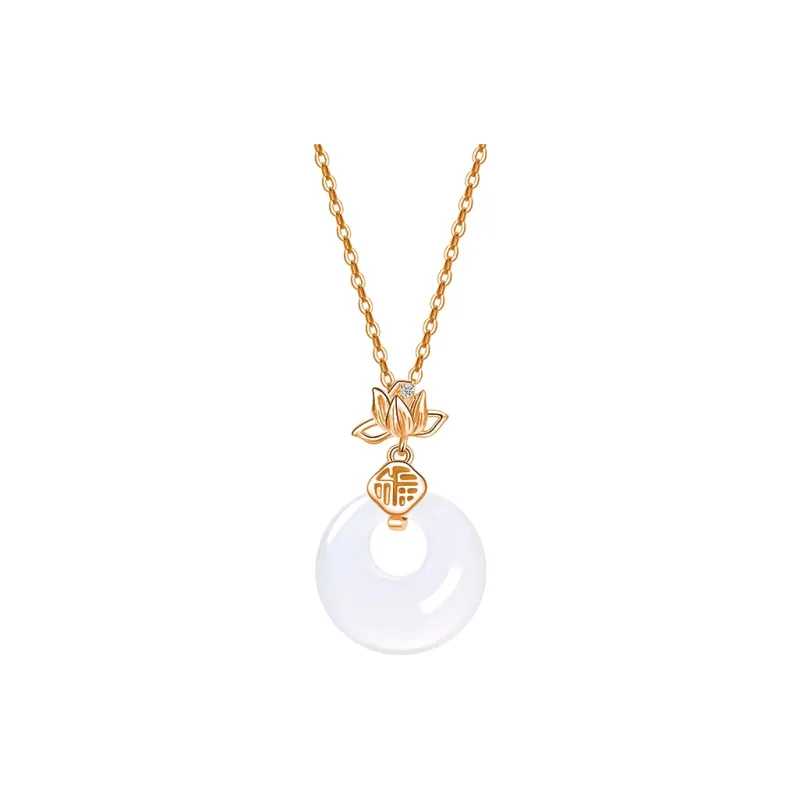Shang Qianyi Natural Chalcedony Necklaces Women's-5
