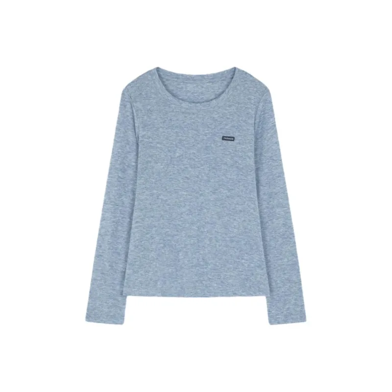 Mo Han Yi Mei T Shirt Women's Sea Salt Blue-0
