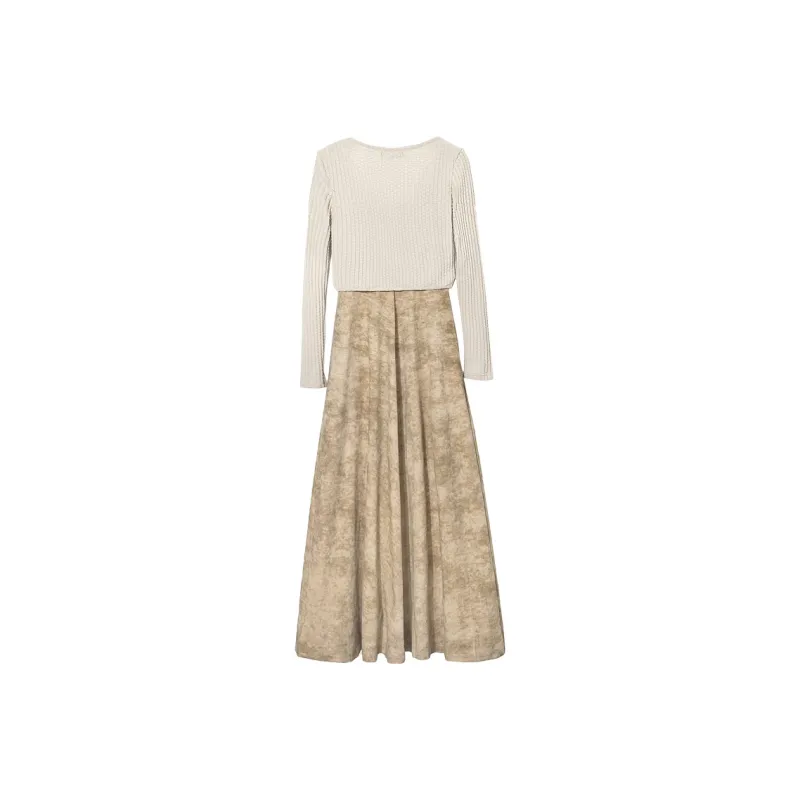 Cypress House Skirt Set Women's Maillard Light Coffee-1