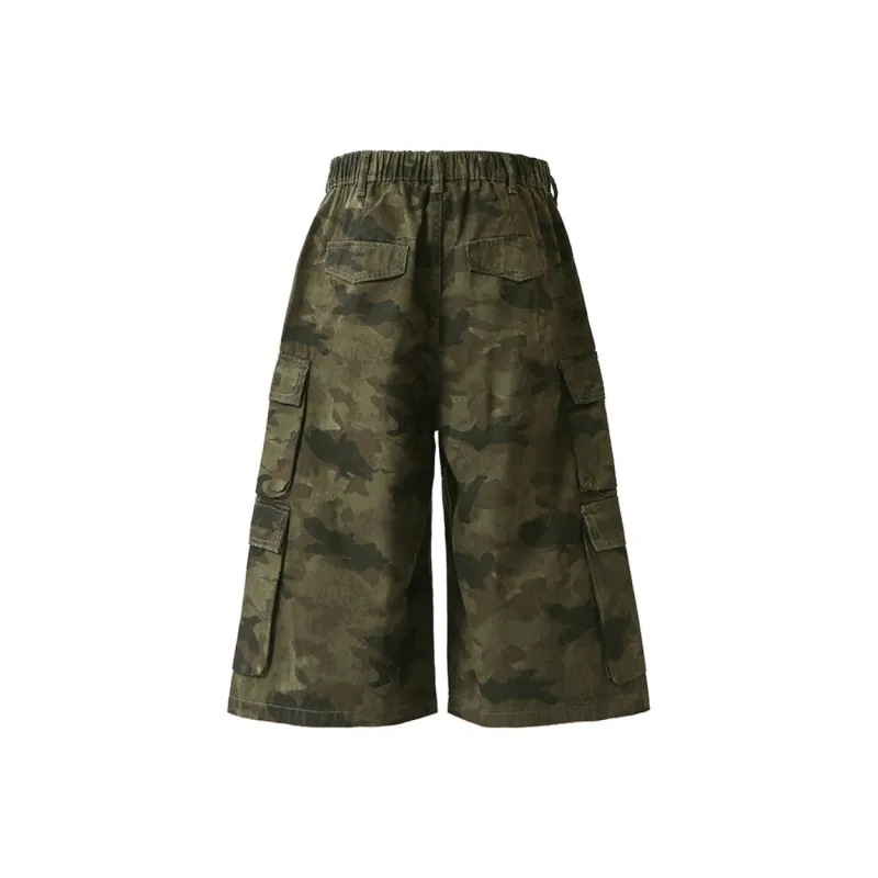 SOLIDITY Cargo Shorts Unisex Camouflage-1