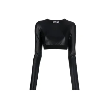 VERSACE JEANS COUTURE Cropped Sport Top