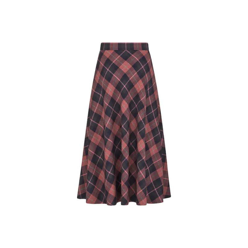 DIOR FW24 Skirt Women's Pink Gray Mix-0